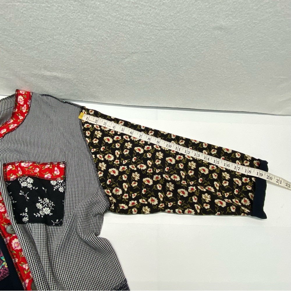 Fern Bratten Patchwork Button Front Tunic Top Wom… - image 12